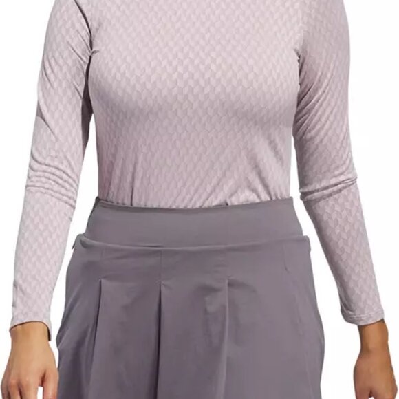 adidas Tops - NWT Adidas Women's Med Ultimate365 Tour HEAT RDY Mock Neck Long Sleeve golf polo